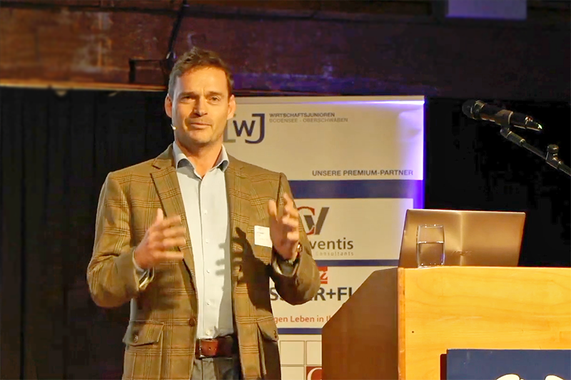 Keynote von Oliver Schneider auf den 43. Salemer Gesprächen „Cyberkriminalität keine Chance geben“ der Wirtschaftsjunioren Bodensee-Oberschwaben